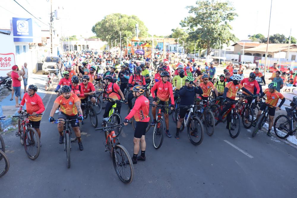 1º Vem de Bike em São Pedro do Piauí reúne centenas de ciclistas; imagens
