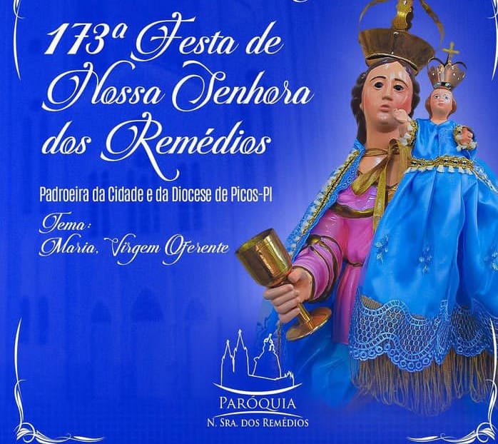 Diocese de Picos encerra Festa de Nossa Senhora dos Remédios nesta terça-feira (15)