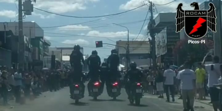 ROCAM de Picos participa do desfile cívico-militar de 7 de Setembro 