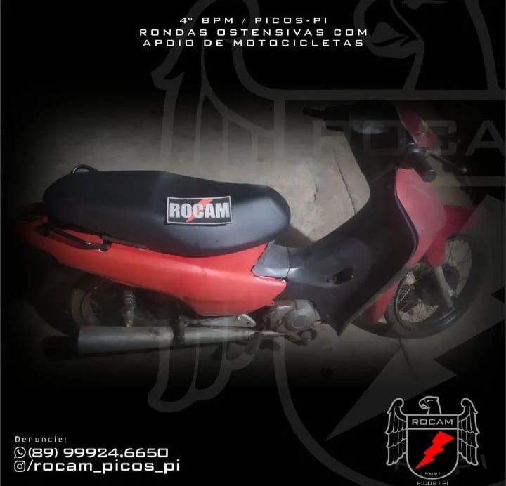 Polícia Militar recupera motocicleta em Picos