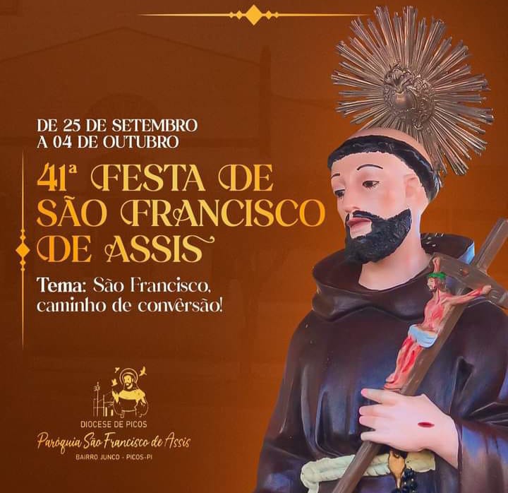 Paróquia do Junco realizará coletiva de imprensa para divulgar a programação da 41ª Festa de São Francisco de Assis em Picos