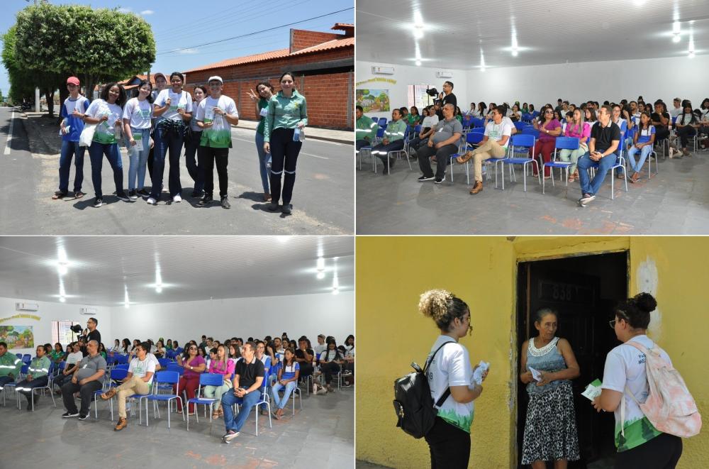 Empresa AVB e Prefeitura realizam ação de conscientização contra queimadas em Hugo Napoleão