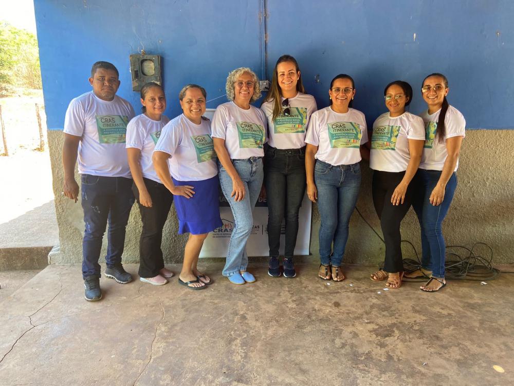 Assistência Social de Jardim do Mulato realiza CRAS Itinerante com serviços na comunidade Boa Vista