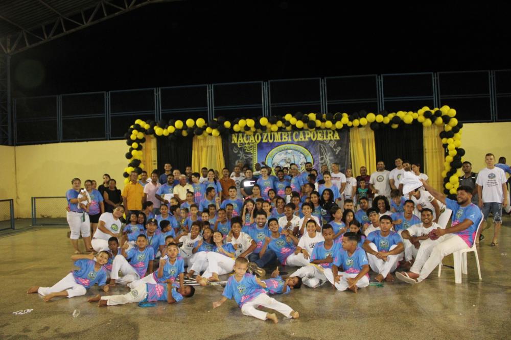 São Gonçalo/PI: em parceria com a prefeitura, grupo Nação Zumbi Capoeira realiza 