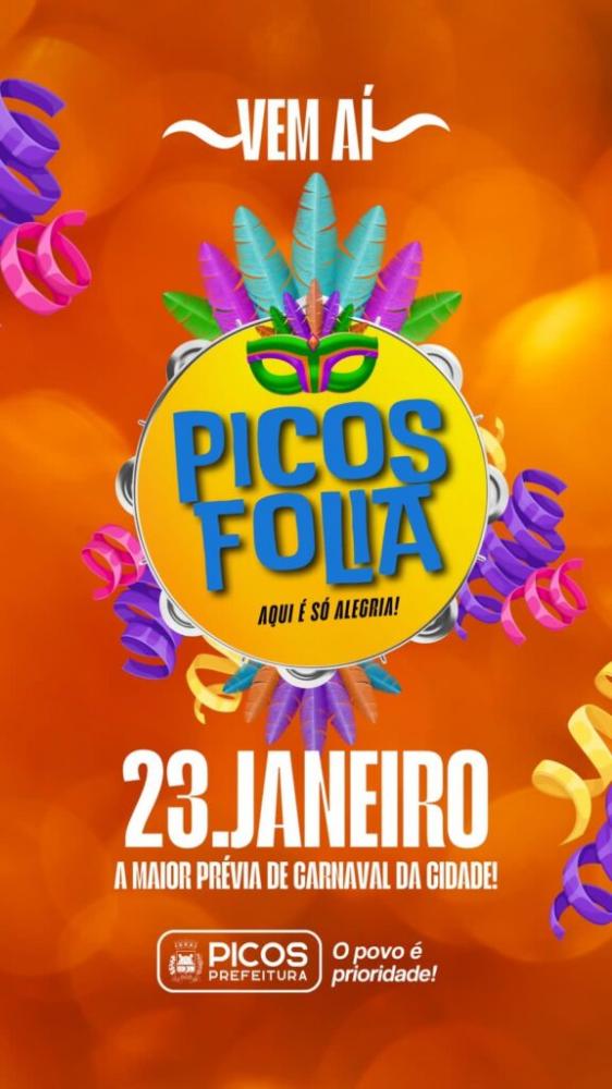 Prefeitura Municipal de Picos anuncia a maior prévia de carnaval da cidade