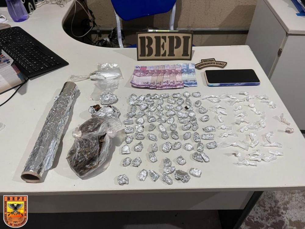 BEPI apreende menor de idade por tráfico de drogas em Picos