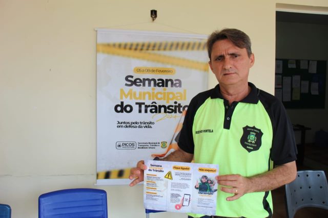 Prefeitura de Picos realiza o lançamento oficial da I Semana Municipal do Trânsito
