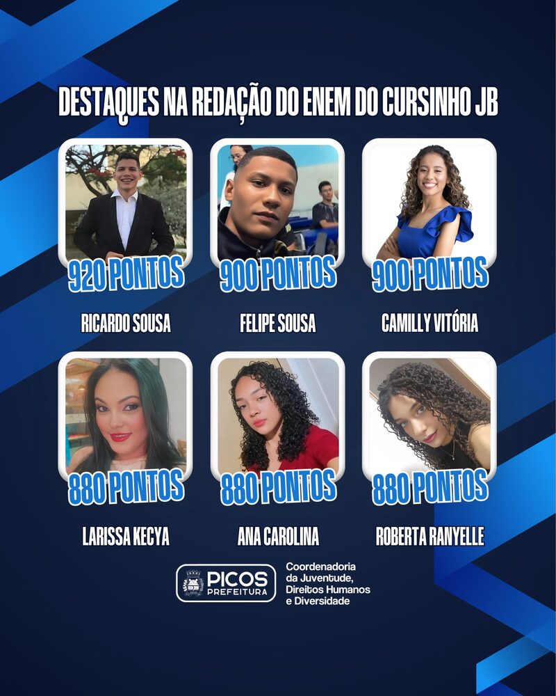 Alunos do Cursinho Prof. José Bispo são destaques na prova de redação do Enem