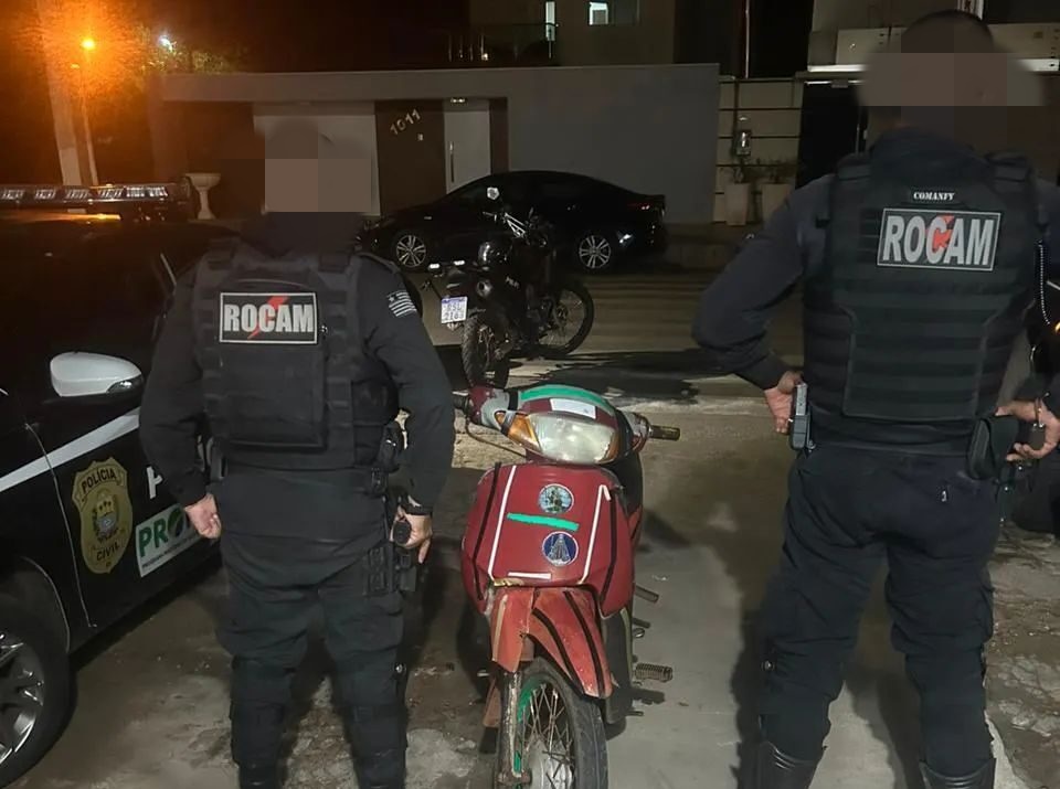 Polícia Militar apreende motocicleta com sinais de adulteração em Picos