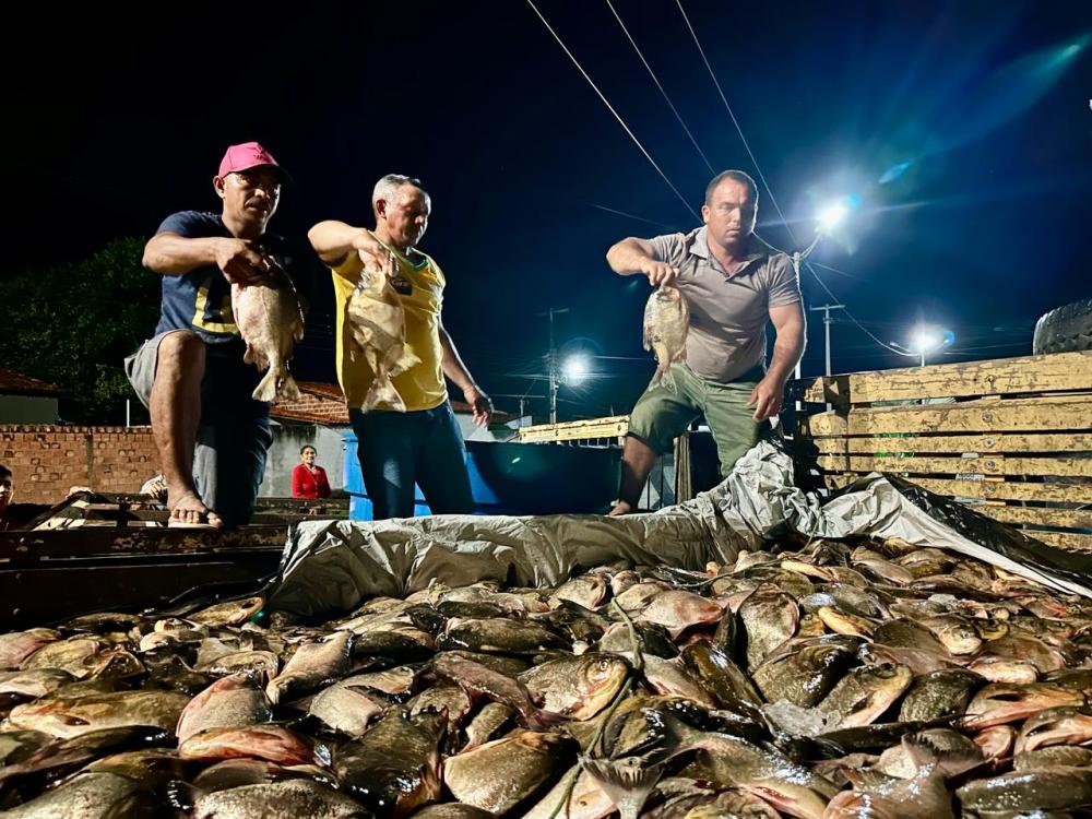 Prefeitura de Hugo Napoleão realiza tradicional entrega de peixes na Semana Santa