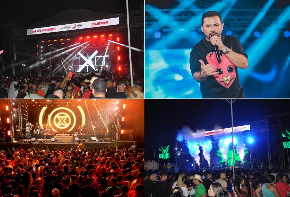 Show de Xand Avião reúne multidão na festa de aniversário de 60 anos de Hugo Napoleão