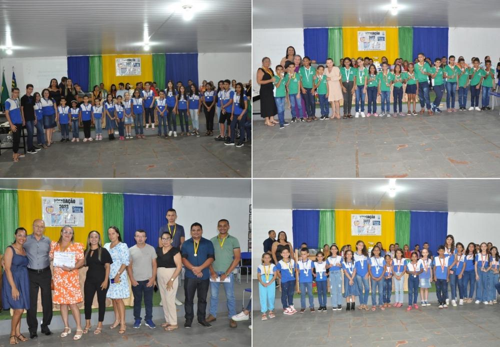 Educação de Hugo Napoleão realiza entrega de medalhas para alunos destaques