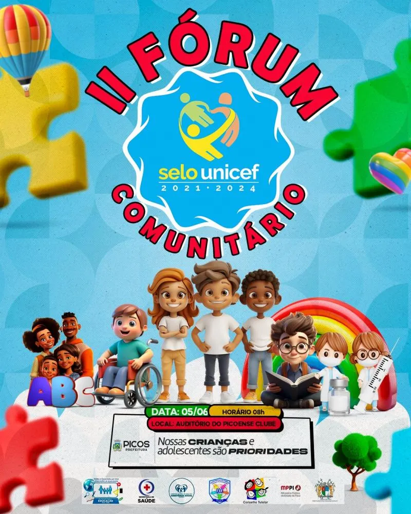 Participe do 2º Fórum Comunitário do Selo UNICEF em Picos