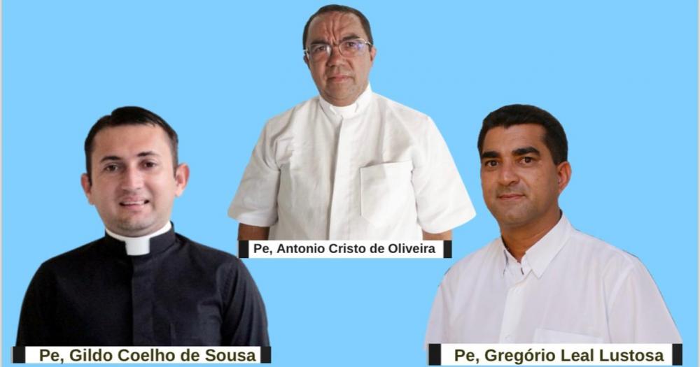 Dom Plínio anuncia transferências e nomeações de três padres da Diocese de Picos