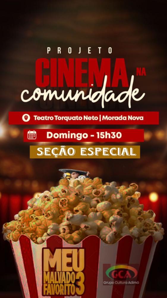 Complexo da Morada Nova: SEMTAS promove segunda exibição do projeto Cinema na Comunidade em Picos