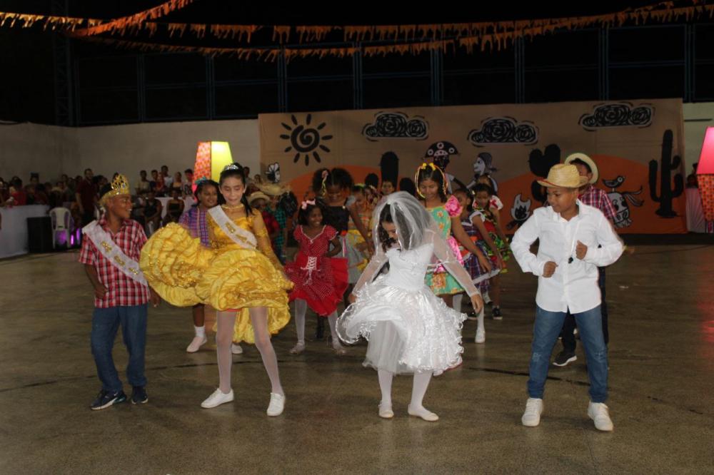 São Gonçalo - PI | Prefeitura realiza segunda noite de arraiá com alunos da Rede Municipal de Ensino