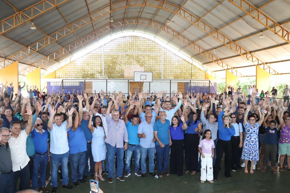 Convenção homologa candidaturas de Toin Leal e Chiquim à prefeitura de Olho D’Água do Piauí