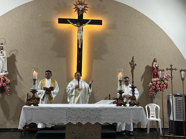 Festa de São Francisco de Assis celebra sexta noite de Novena/Missa na Matriz do bairro Junco, em Picos