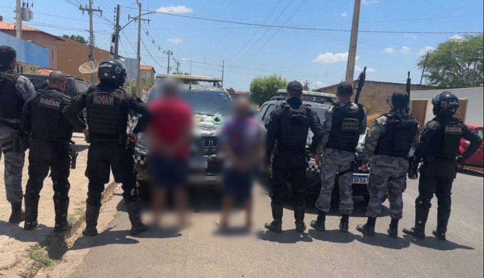 Polícia prende dupla suspeita de homicídio em Picos