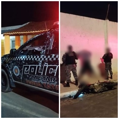 PM flagra motociclistas fazendo manobras e pilotando em alta velocidade em Picos