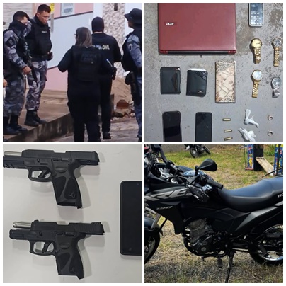 Em ação conjunta, Polícia Militar e Civil cumprem mandado de busca e apreensão domiciliar no Centro de Picos