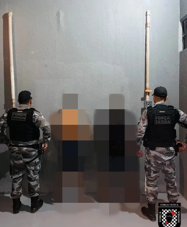 Polícia Militar prende dupla em flagrante após informações de desavença em Picos