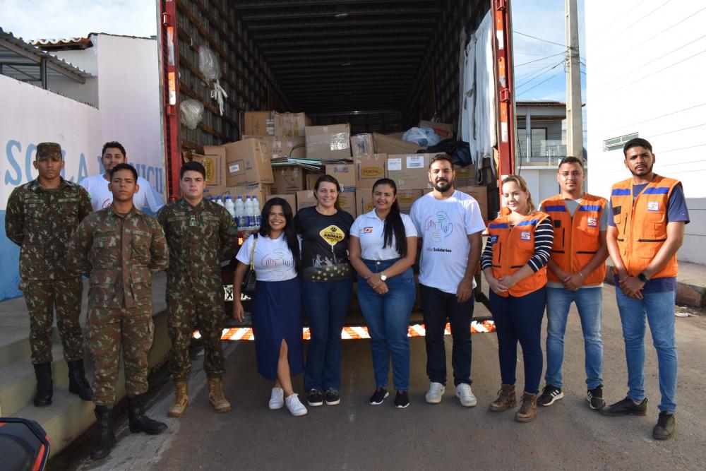Defesa Civil de Picos é contemplada com doação de alimentos da Ong Mãos Solidárias