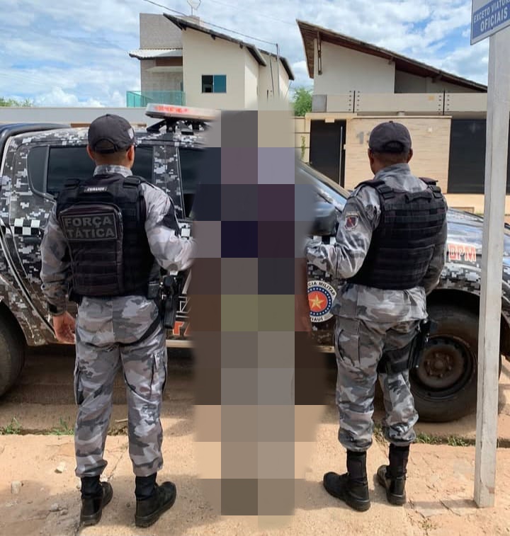 Força Tática da Polícia Militar recupera motocicleta furtada e conduz suspeito para Delegacia em Picos