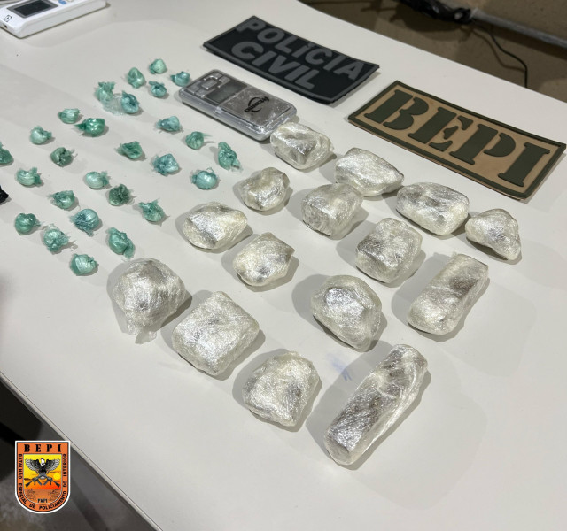 PMPI apreende drogas durante ação de combate ao tráfico de entorpecentes em Picos