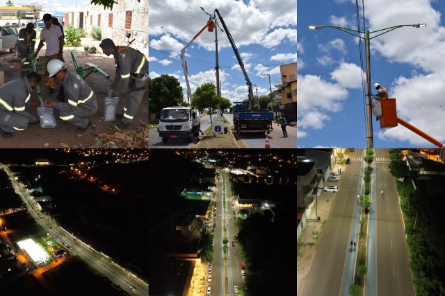 FUMIP revitaliza e moderniza iluminação da Avenida em Picos Severo Eulálio