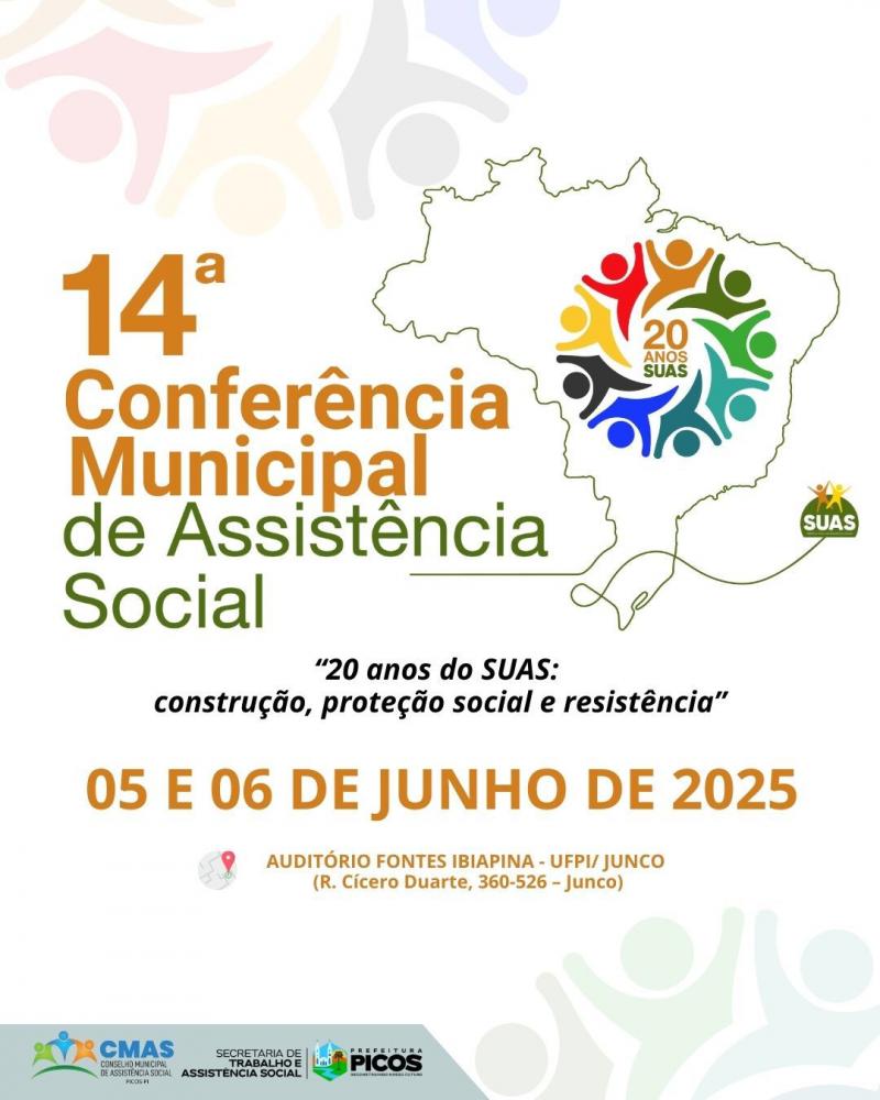 Consulta pública sobre o Regimento da XIV Conferência Municipal de Assistência Social é aberta em Picos