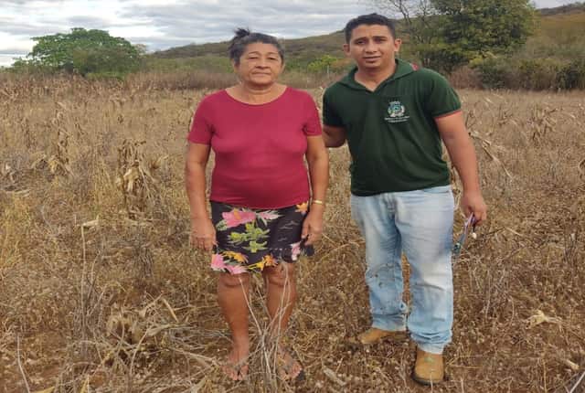 Secretaria de Agricultura realiza visita técnica para o Garantia Safra