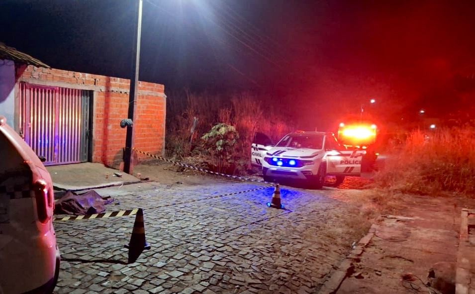 Local do homicídio (Imagem: Divulgação/PM-PI)