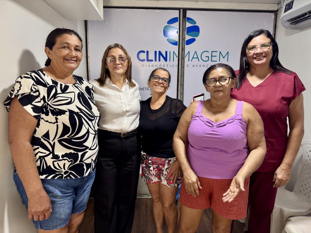 Hugo Napoleão recebe Carreta da Mamografia e reforça cuidados com a saúde da mulher