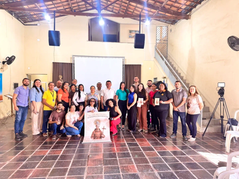 Paróquia do Junco realiza Coletiva de Imprensa para divulgar a programação da  43ª  Festa de São Francisco de Assis, em Picos