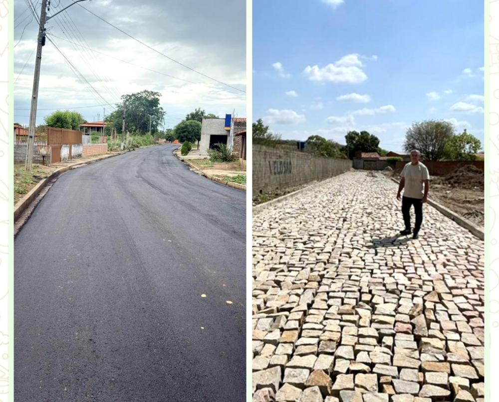 Prefeitura inicia obras de asfalto e recuperação de estradas vicinais em Jardim do Mulato