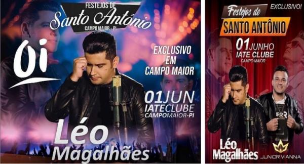Shows de Léo Magalhães e Junior Vianna são cancelados em Campo Maior
