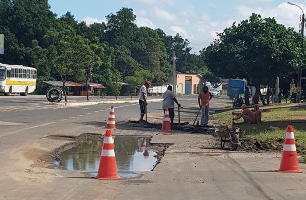 Prefeitura compra 30 toneladas de asfalto para operação tapa-buracos em Piripiri