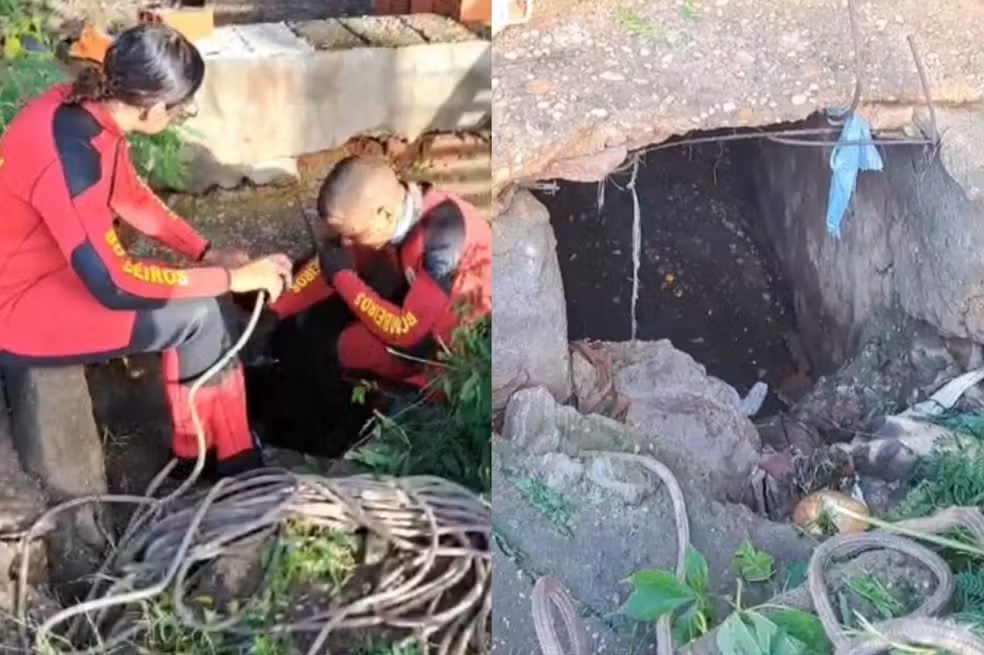 Homem é arrastado por enxurrada e sugado por bueiro durante temporal na zona Sul de Teresina