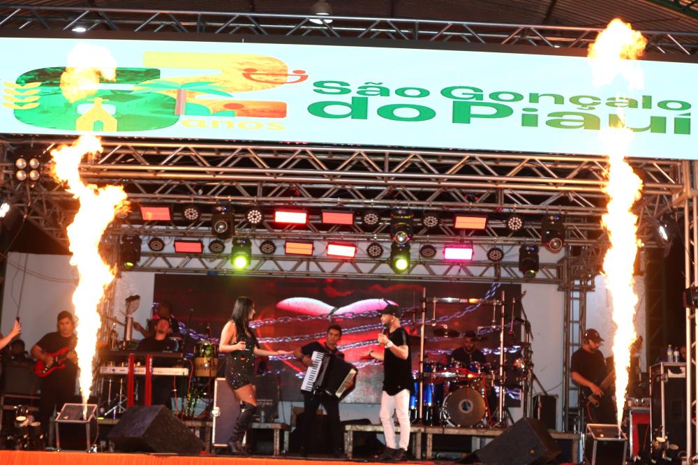 Shows musicais encerram primeiro dia de comemoração pelos 62 anos de São Gonçalo do Piauí