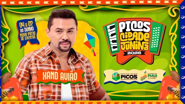 Dr. Pablo Santos anuncia Xand Avião no Picos Cidade Junina 2026