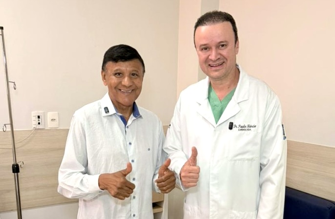 Vereador Pedro Alcântara deixa hospital após cirurgia de urgência no coração e inicia recuperação em casa