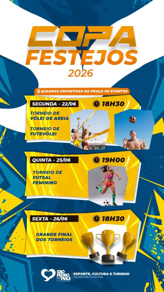 São Pedro do Piauí vive semana de grandes emoções no esporte com Copa Festejos e Campeonato Sampedrense