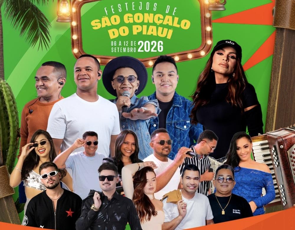 São Gonçalo do Piauí celebra festejos com grandes shows de Meninos de Barão, Samyra Show e Forró Superid