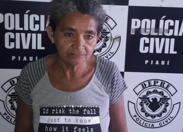 Idosa de 62 anos condenada por tráfico de drogas é presa em Teresina