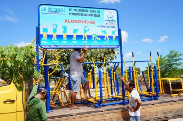 Prefeitura irá implantar novas academias da praça em Piripiri