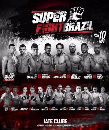 Super Fight Brazil terá disputa de cinturão e card em Teresina
