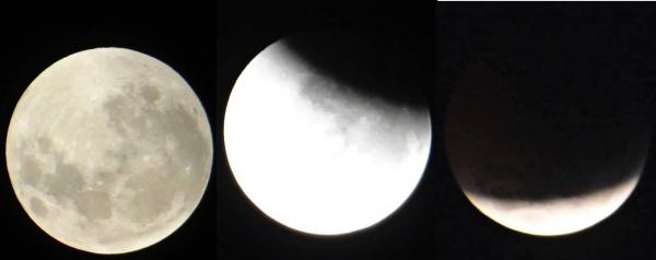Eclipse total com 'superlua de sangue' ilumina o céu e encanta ao mundo