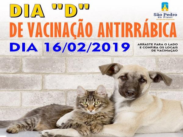 Vacinação antirrábica | Neste sábado acontece o dia 