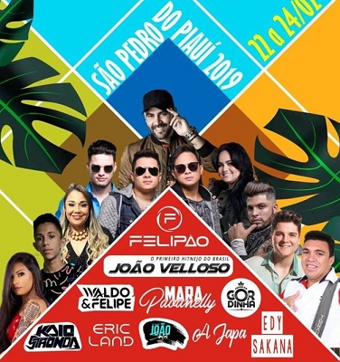 São Pedro do PI | Confira a programação para o Zé Pereira 2019